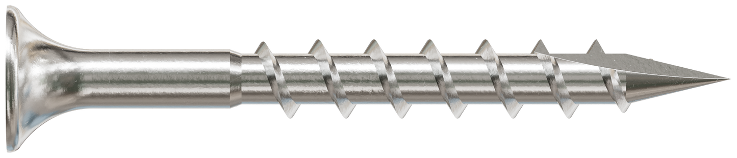 Simpson Strong-Tie S08162DB1 Bugle-Head Wood Screw, Square Drive — #8 x 1-5/8 in. #2 Square, Type 305 (1 lb.) (Pack of 10)