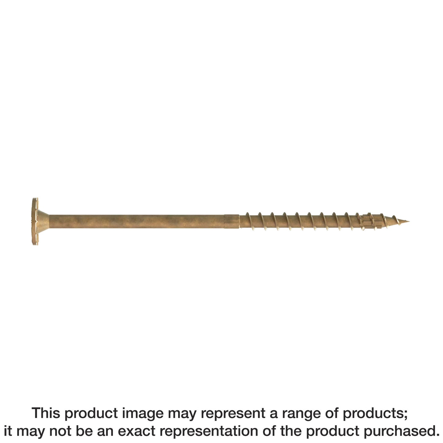 Simpson Strong-Tie SDWS22600DB Strong-Drive® SDWS™ TIMBER Screw (Exterior Grade) — 0.220 in. x 6 in. T40, Tan (500-Qty)