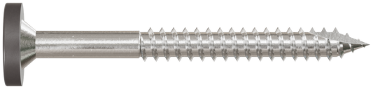 Simpson Strong-Tie T08175FS75GR04 Fascia Board Screw — #8 x 1-3/4 in. T-20 6-Lobe Pancake Head Type 316, Gray 04 (75-Qty) (Pack of 500)