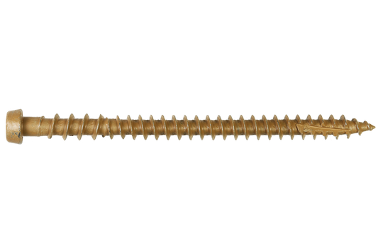 Simpson Strong-Tie DCU234SBR01 Deck-Drive™ DCU COMPOSITE Screw (Collated) — #10 x 2-3/4 in. Quik Guard® Brown 01 (1000-Qty)