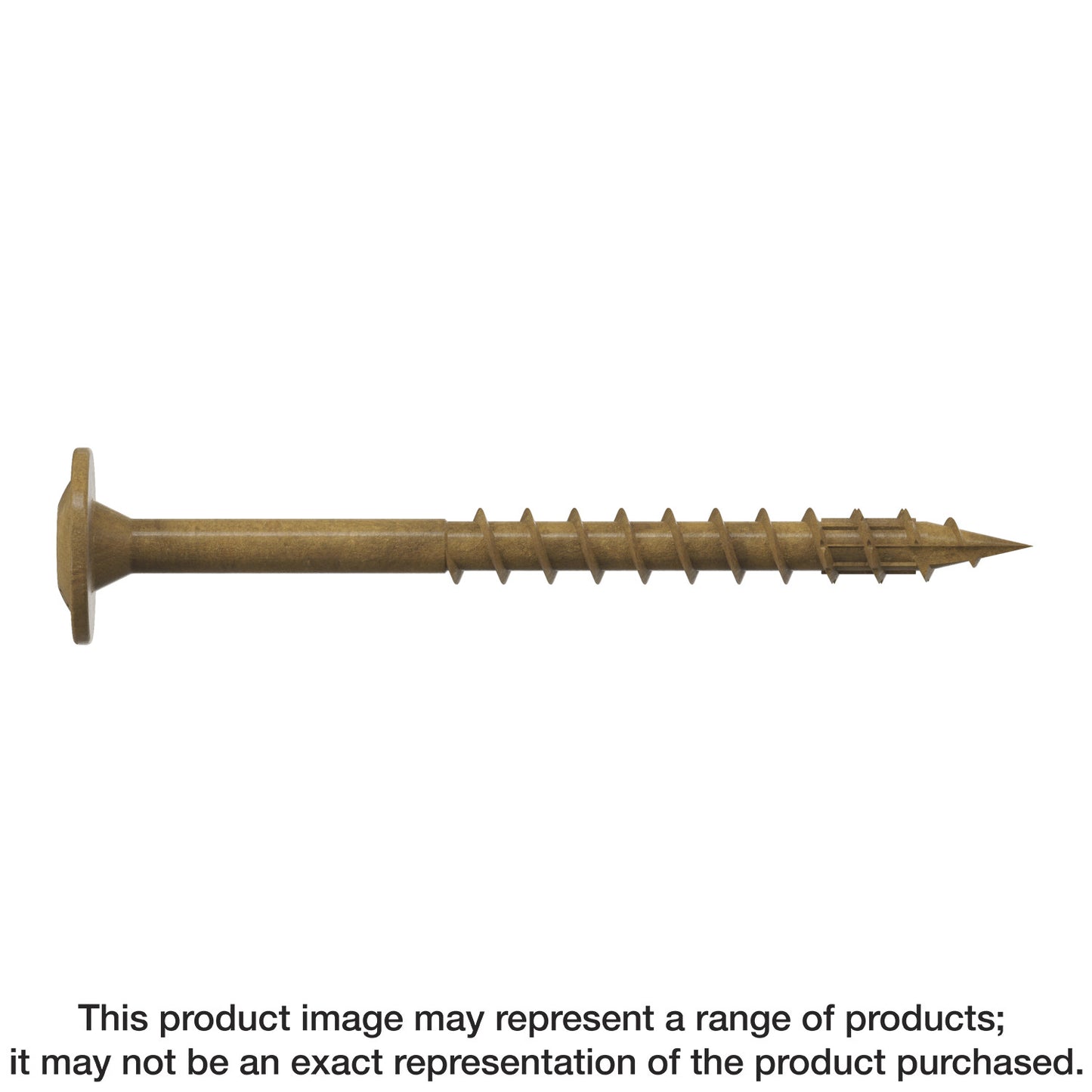 Simpson Strong-Tie T08200WPP Deck-Drive™ DWP WOOD SS Screw — #8 x 2 in. T-20, Flat Head, Type 316 (350-Qty)