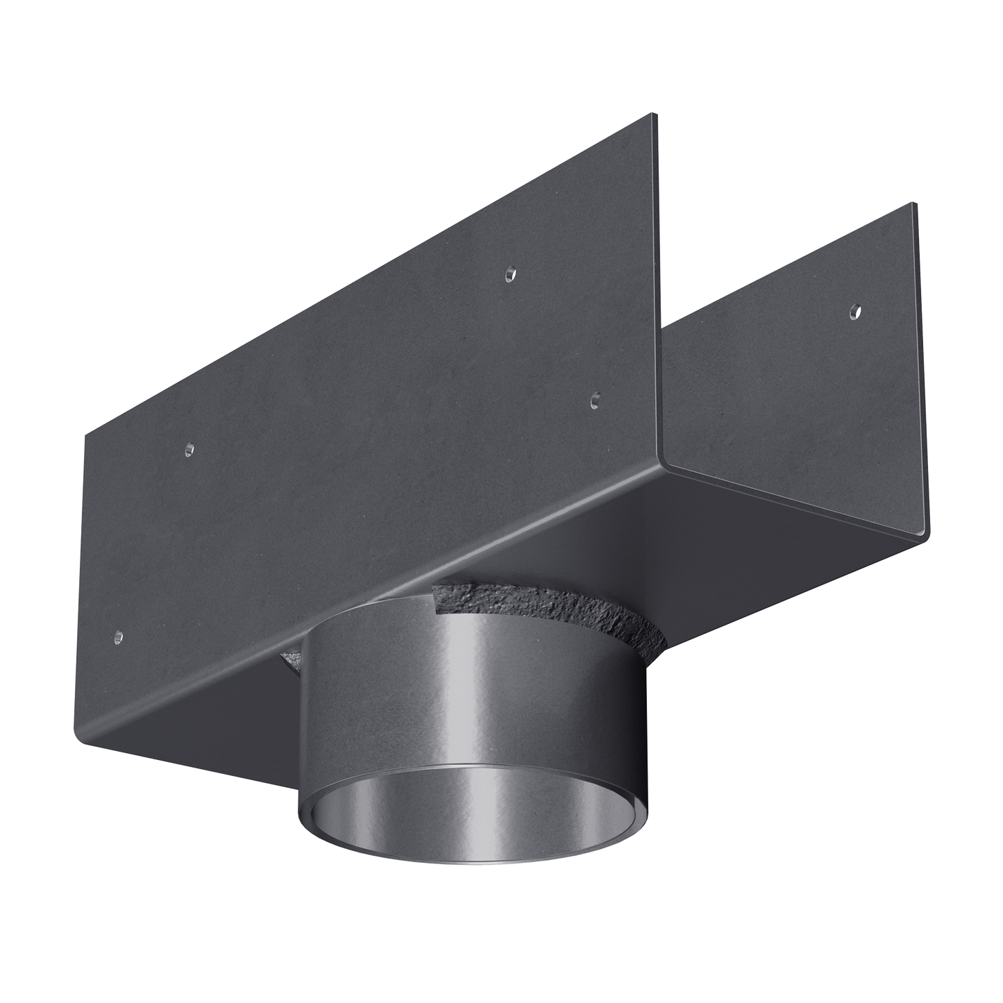 Simpson Strong-Tie LCC3.5-3.5 LCC 3-5/8 in. Column Cap for 3-1/2 in. Outside Diameter Lally Column (Pack of 6)