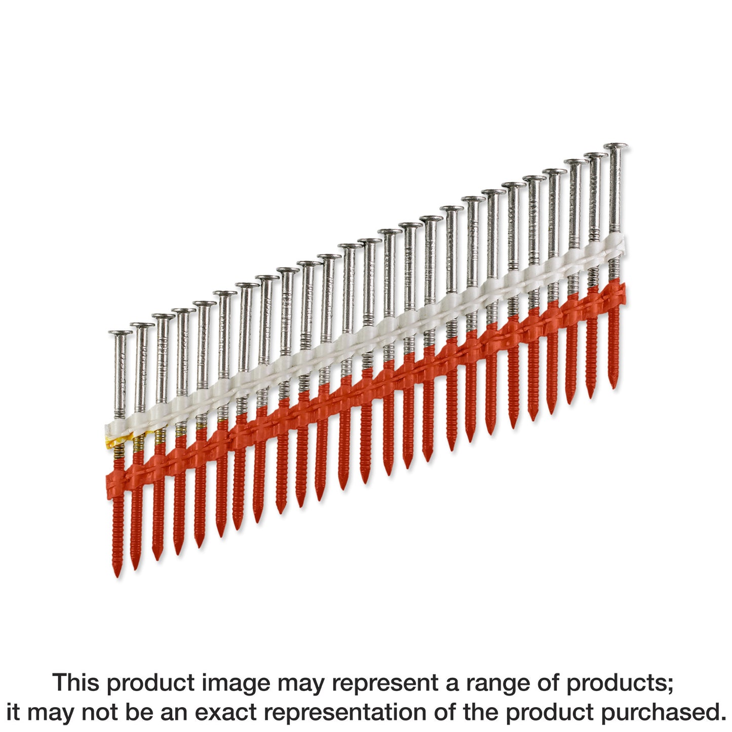 Simpson Strong-Tie T10A350CNJ 20°–22° Plastic Strip, Full Round Head, Ring-Shank Nail — 3-1/2 in. x .131 in. Type 316 (1000-Qty) (Pack of 4)