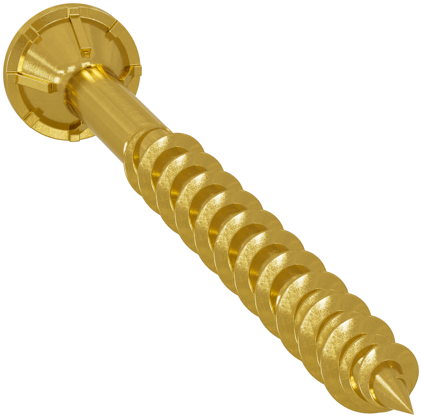 Simpson Strong-Tie HCKWSV3S Strong-Drive® WSV SUBFLOOR Screw (Collated) — #9 x 3 in. T25, Yellow Zinc (500-Qty) (Pack of 176)