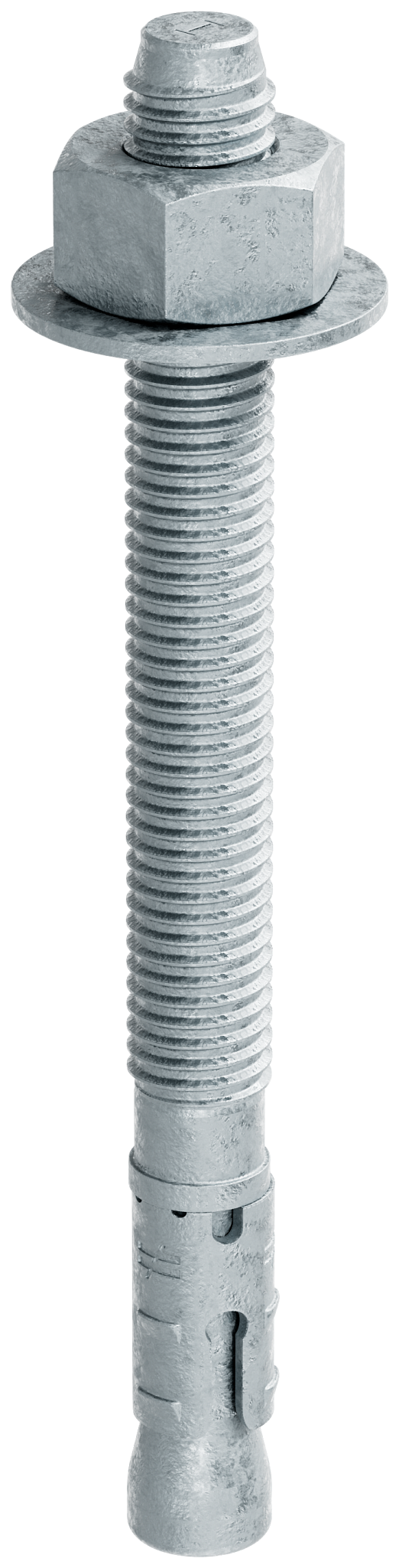 Simpson Strong-Tie STB2-50512MGF25 Strong-Bolt® 2 — 1/2 in. x 5-1/2 in. Mechanically Galvanized Wedge Anchor, Fully Assembled (25-Qty) (Pack of 2)