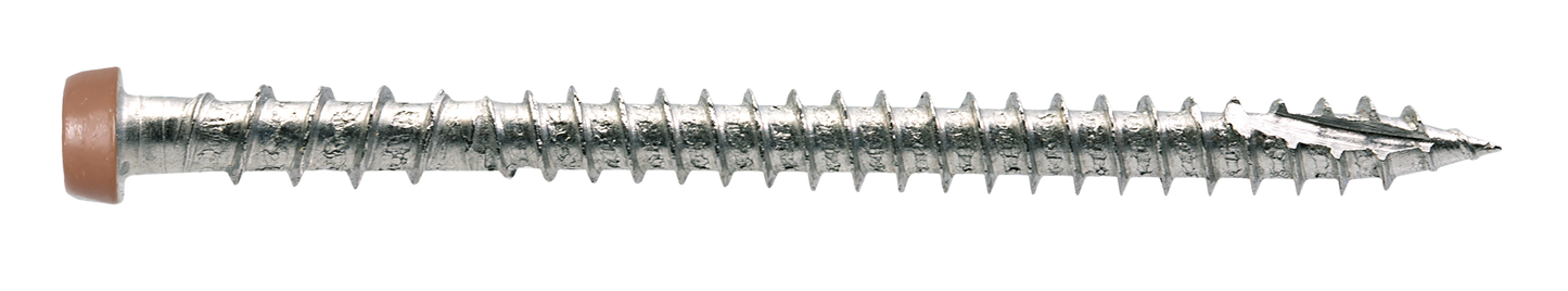 Simpson Strong-Tie DCU234S316TN03 Deck-Drive™ DCU COMPOSITE Screw (Collated) — #10 x 2-3/4 in. Type 316, Tan 03 (1000-Qty)