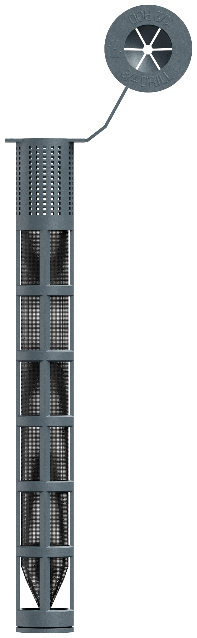 Simpson Strong-Tie 3GWS506P Opti-Mesh 6 in. Epoxy Adhesive Plastic Screen Tube for 1/2 in. Rod for SET-3G