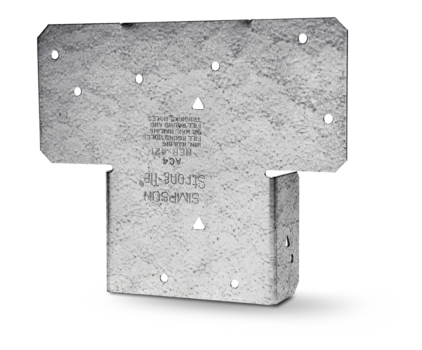 Simpson Strong-Tie AC4RZ AC ZMAX® Adjustable Post Cap for 4x Rough (Pack of 20)