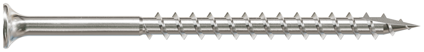 Simpson Strong-Tie T10300DT1 Bugle-Head Wood Screw, 6-Lobe Drive — #10 x 3-in. T25, Type 316 (1 lb.) (Pack of 800)