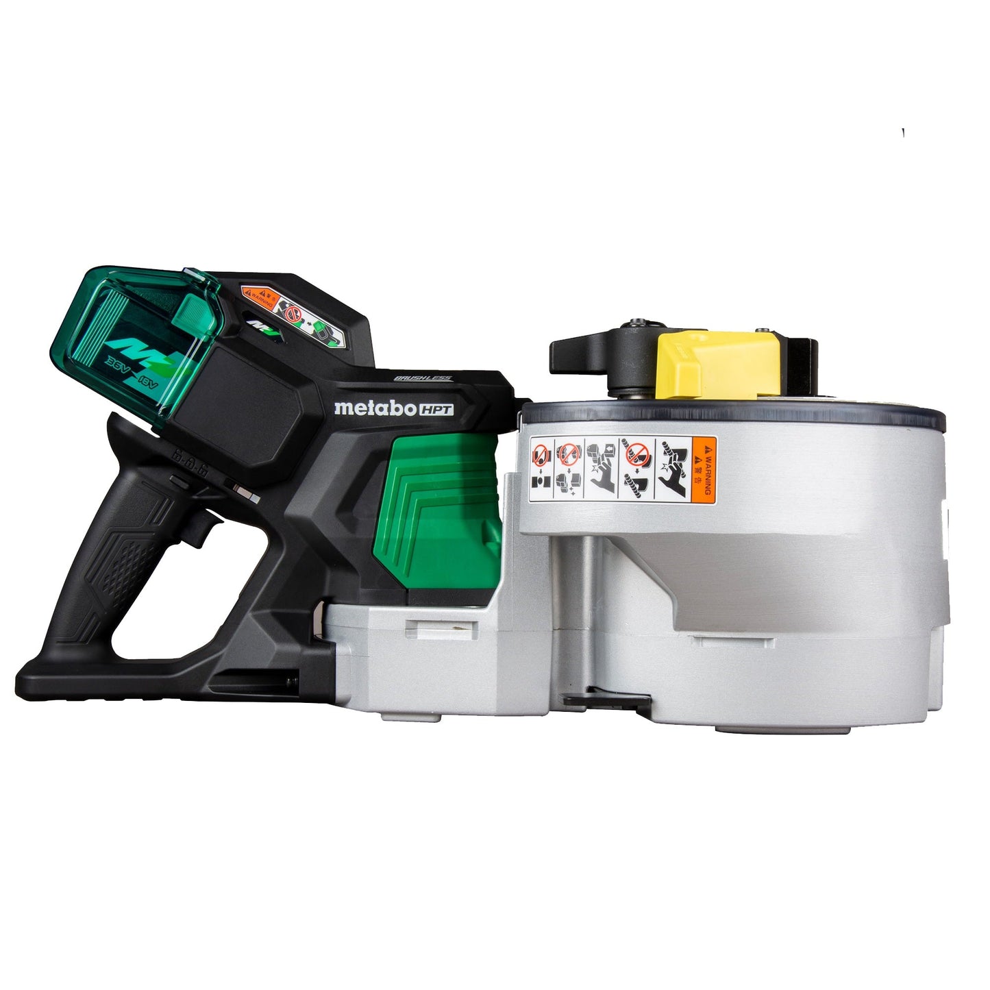 Dobladora/cortadora de varillas de refuerzo portátil Metabo HPT VB3616DAM de 36 V (4,0 Ah x 2)