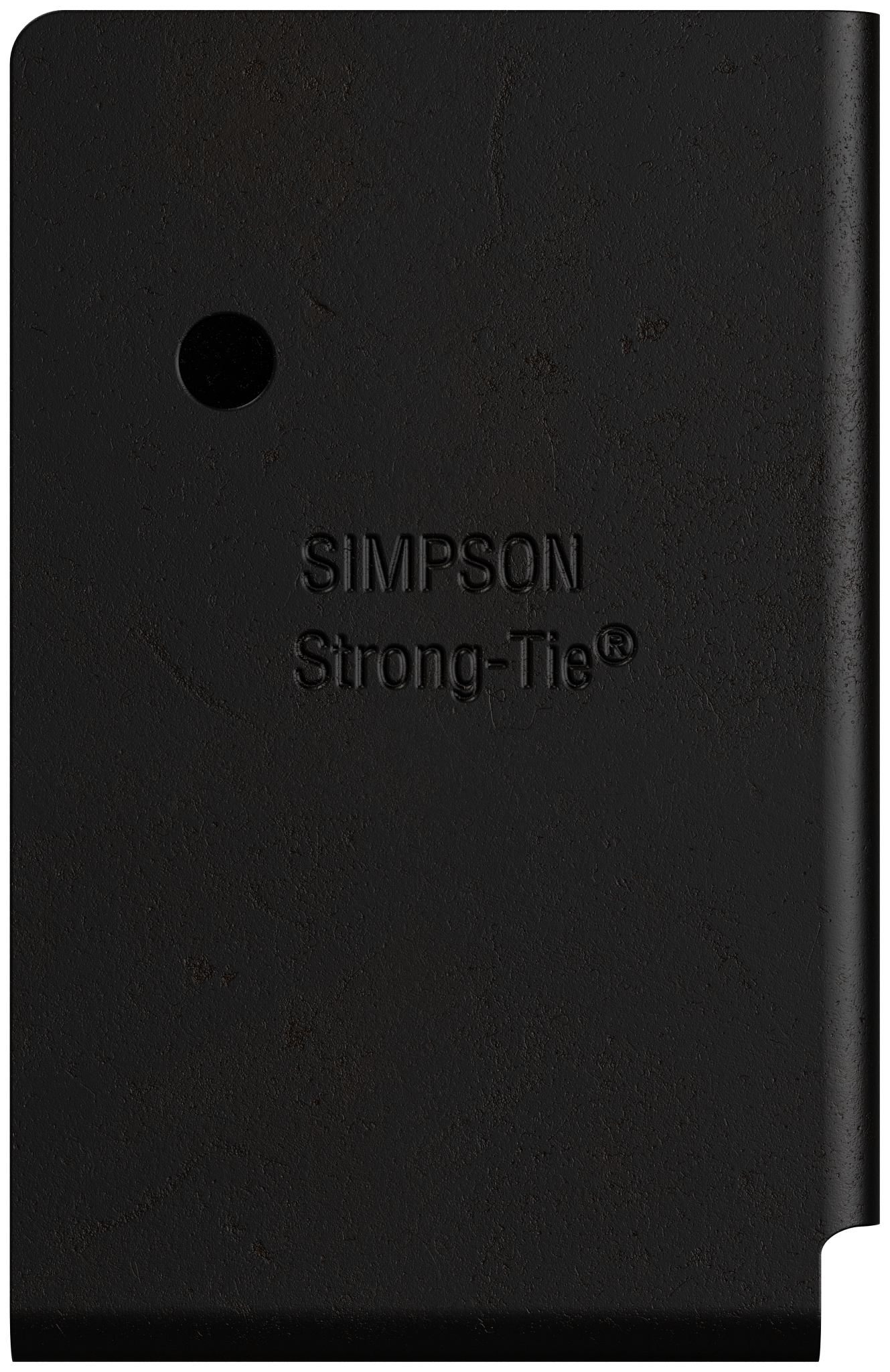 Simpson Strong-Tie APLH24R Outdoor Accents® APLH ZMAX®, Black Light Joist Hanger for 2x4 Rough (Pack of 12)