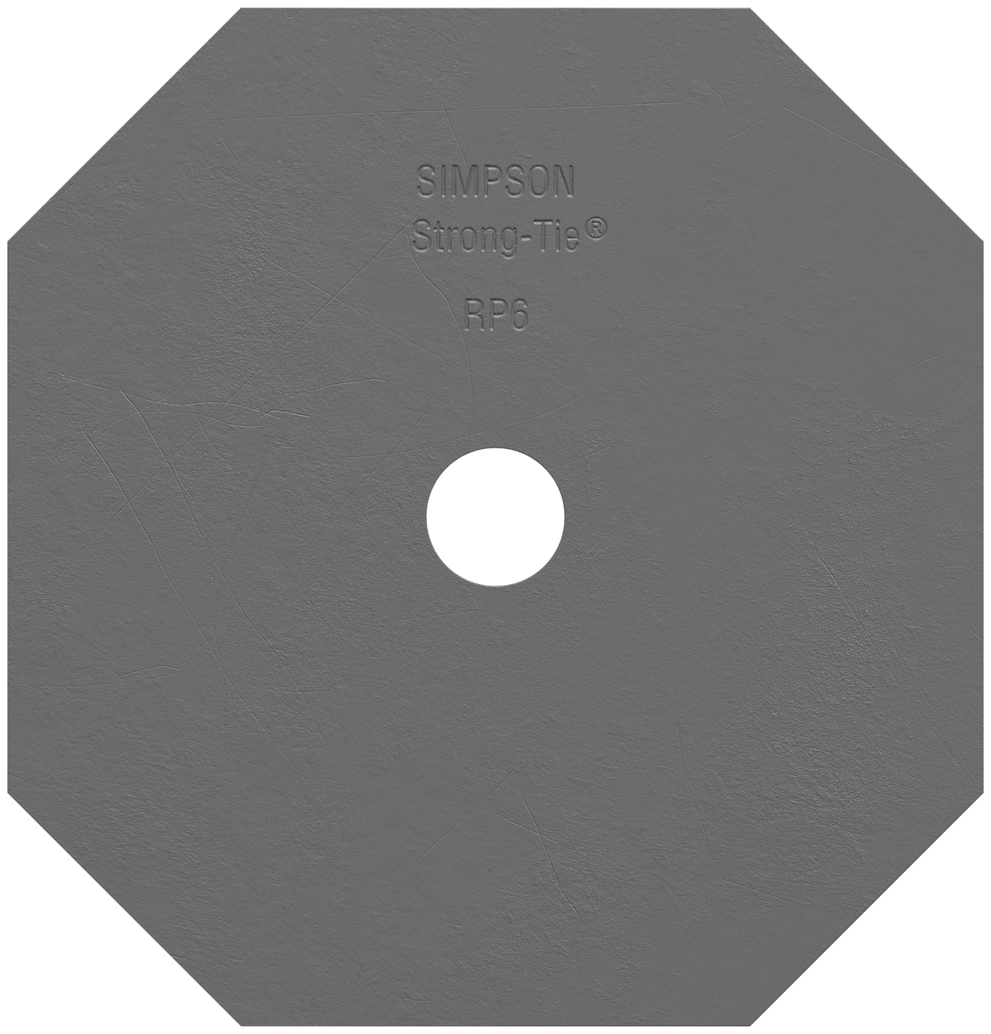 Simpson Strong-Tie RP6 RP6 3/8-in. Steel Retrofit Plate