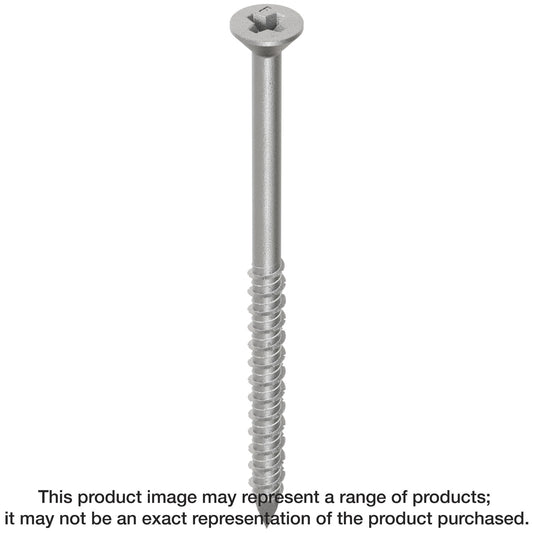 Simpson Strong-Tie TTN25400PFSS Titen® 1/4 in. x 4 in. Phillips Flat-Head Stainless-Steel Concrete and Masonry Screw (100-Qty) (Pack of 4)