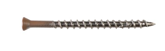 Simpson Strong-Tie T07225WJI Deck-Drive™ DWP WOOD SS Screw — #7 x 2-1/4 in. T-15, Trim Head, Type 316, Tan 03 (350-Qty) (Pack of 6)