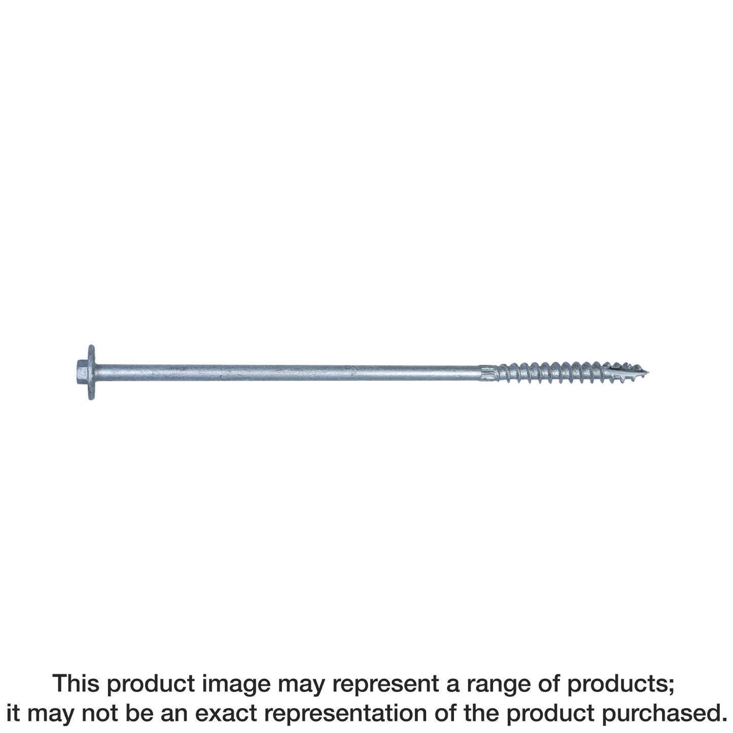 Simpson Strong-Tie SDWH271200GMB Strong-Drive® SDWH™ TIMBER-HEX HDG Screw — 0.276 in. x 12 in. 3/8 Hex (150-Qty) (Pack of 36)