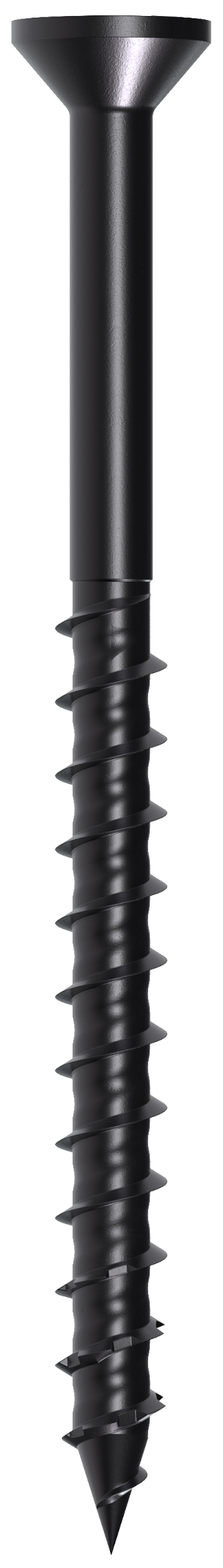 Simpson Strong-Tie TNTBL18234TF Titen Turbo™ — 3/16 in. x 2-3/4 in. 6-Lobe Flat-Head Concrete and Masonry Screw, Black (100-Qty)