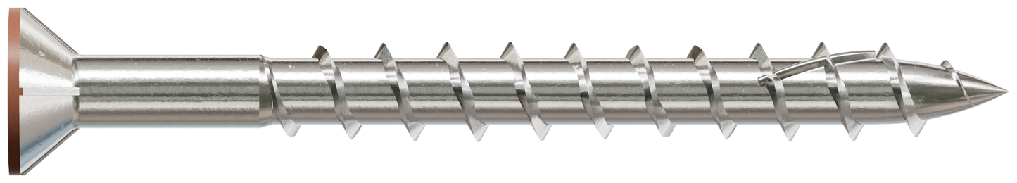 Simpson Strong-Tie S10250WCI Deck-Drive™ DWP WOOD SS Screw — #10 x 2-1/2 in. T25, Trim Head, Type 305, Tan 03 (1750-Qty) (Pack of 64)