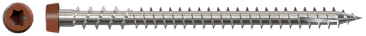 Simpson Strong-Tie DCU234S316TN01 Deck-Drive™ DCU COMPOSITE Screw (Collated) — #10 x 2-3/4 in. Type 316, Tan 01 (1000-Qty) (Pack of 100)