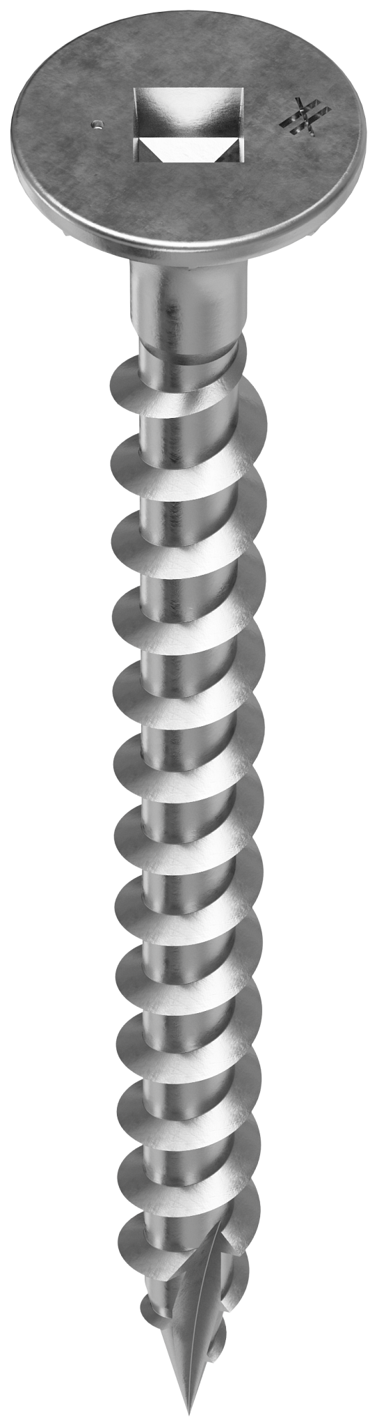 Simpson Strong-Tie T08C225WQ-RP10 Fiber-Cement Screw — #8 x 2-1/4 in. #2 Square Wafer-Head, Type 316 (10-Qty)