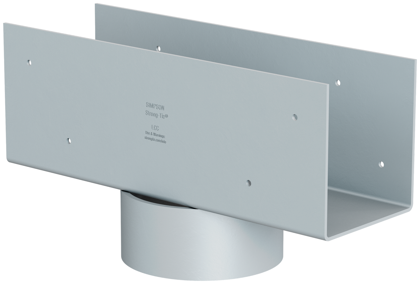 Simpson Strong-Tie LCC3.5-4 LCC 3-5/8 in. Column Cap for 4 in. Outside Diameter Lally Column (Pack of 180)