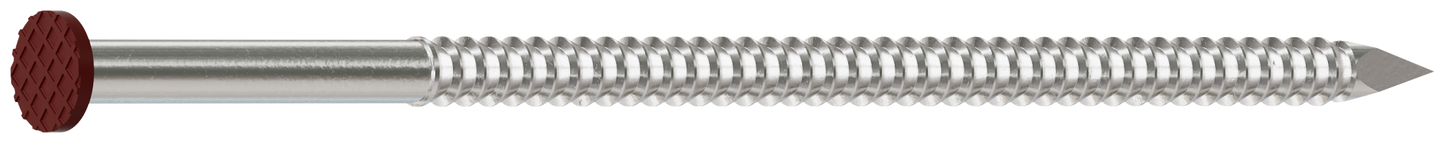Simpson Strong-Tie S10SNDR1 Painted Siding Nail — 3 in. x .113 in. Type 304 Stainless Steel, Redwood (1 lb.) (Pack of 800)