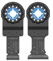 Juego de hojas accesorias para herramienta multiusos oscilante BOSCH OSL002C Starlock®, 2 piezas.