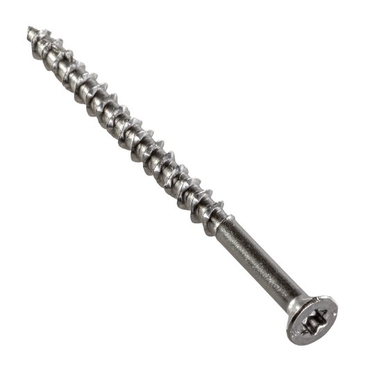 Simpson Strong-Tie T10300WPR770 Deck-Drive™ DWP WOOD SS Screw — #10 x 3 in. T25, Flat Head, Type 316 (770-Qty) (Pack of 4)