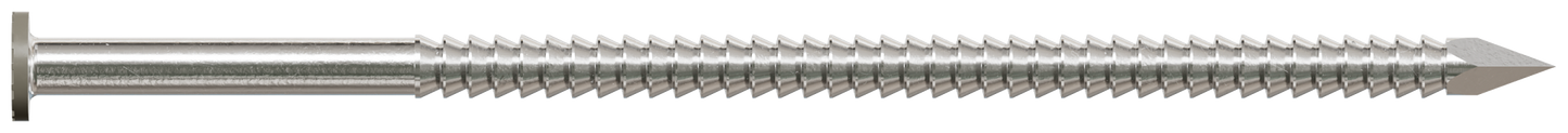 Simpson Strong-Tie S10SNDG1 Painted Siding Nail — 3 in. x .113 in. Type 304 Stainless Steel, Gray (1 lb.) (Pack of 800)