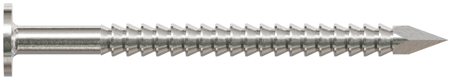 Simpson Strong-Tie T3ACN1 Common Nail, Annular Ring Shank — 1-1/4-in. x .083-in. Type 316 Stainless Steel (1 lb.) (Pack of 10)