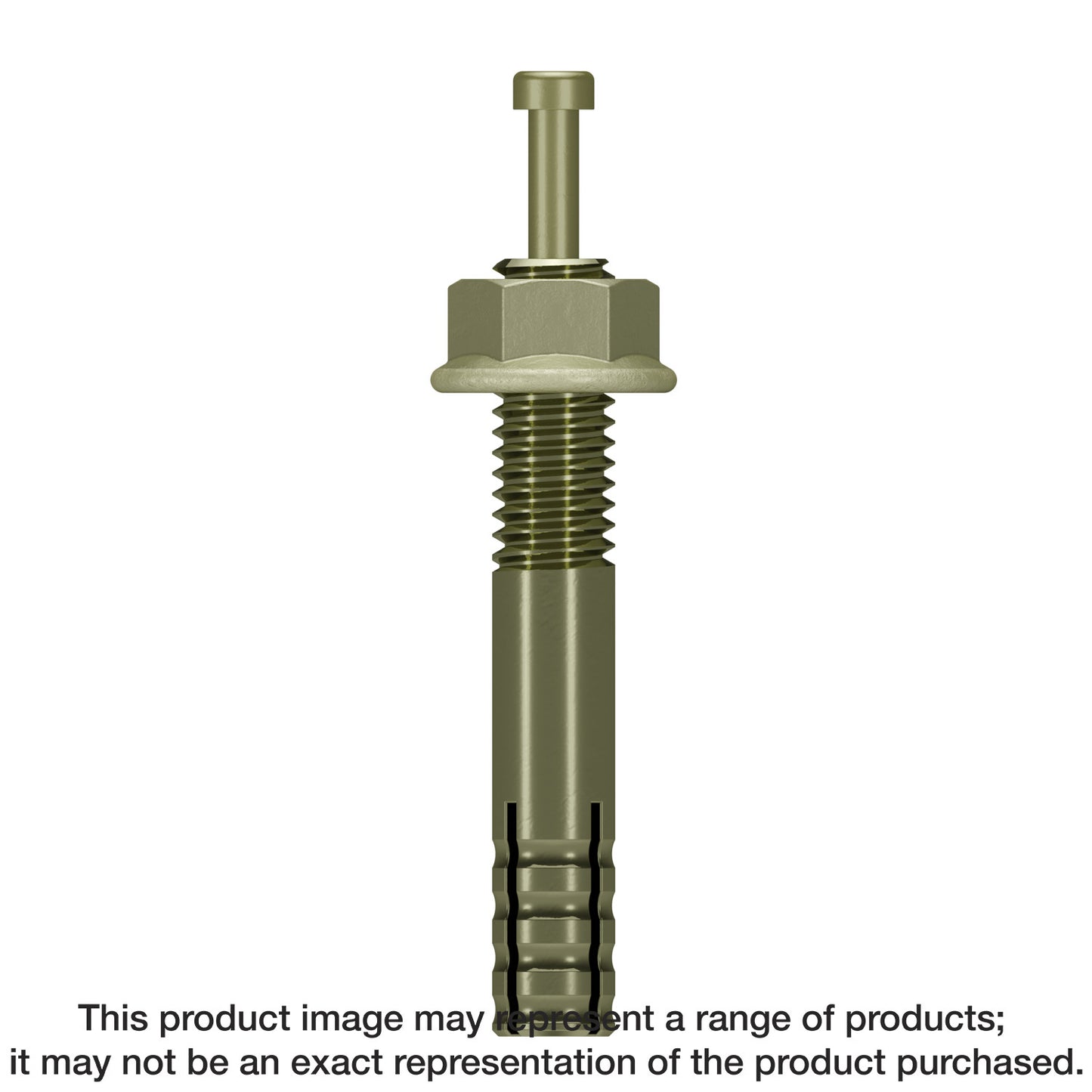 Simpson Strong-Tie EZAC37312 Easy-Set 3/8 in. x 3-1/2 in. Pin-Drive Expansion Anchor (50-Qty)