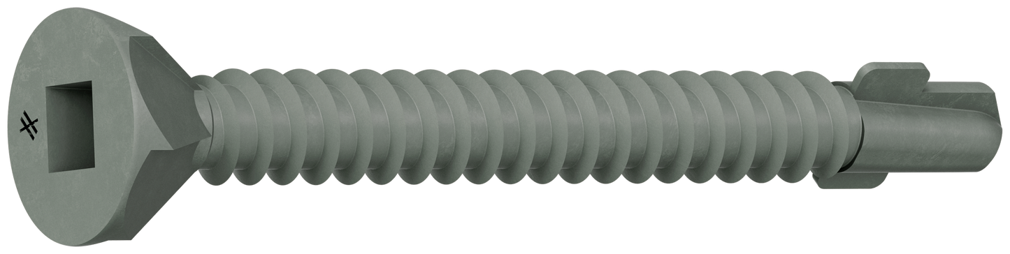 Simpson Strong-Tie CBSDQ158-3K CBSDQ Sheathing-to-CFS Screw — #8 x 1-5/8 in. #2 Square Undersized, Quik Guard® (3000-Qty) (Pack of 48)