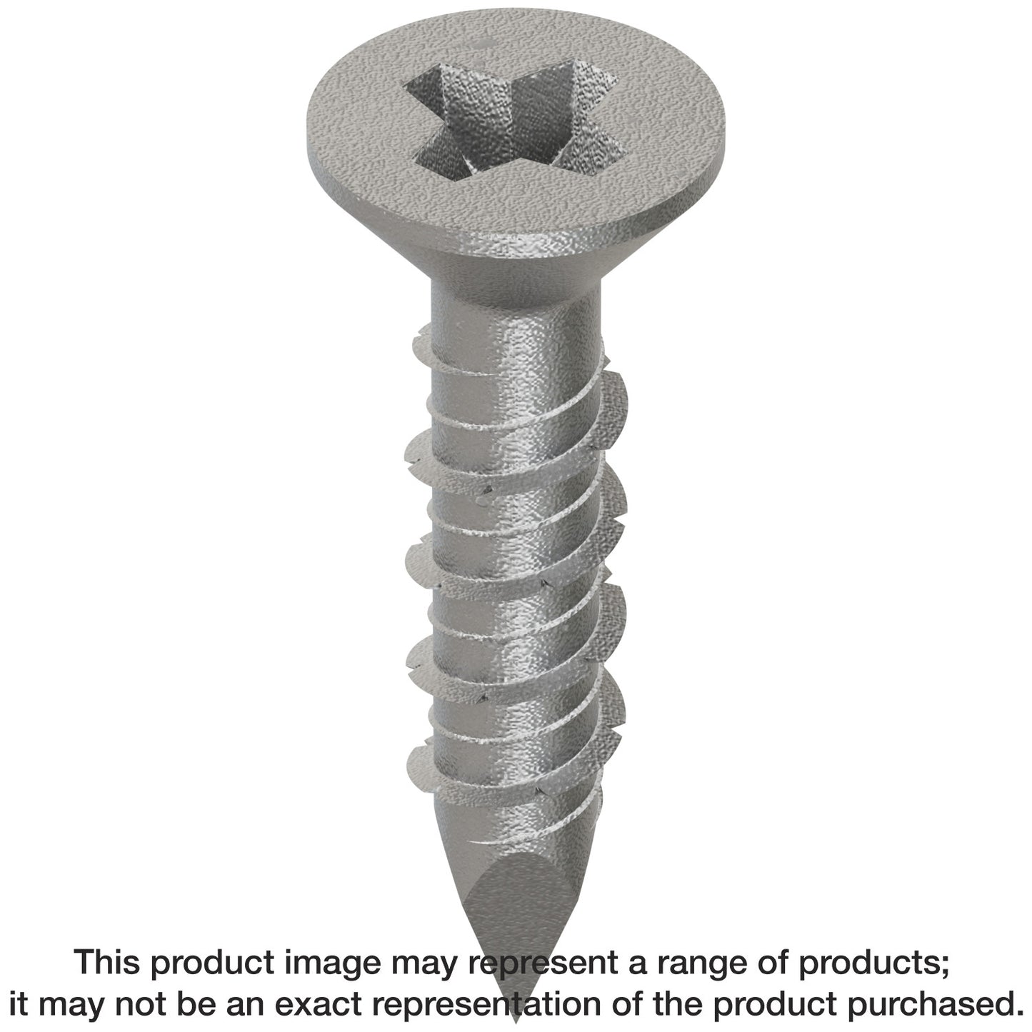 Simpson Strong-Tie TTN25114PFSS Titen® 1/4 in. x 1-1/4 in. Phillips Flat-Head Stainless-Steel Concrete and Masonry Screw (100-Qty)