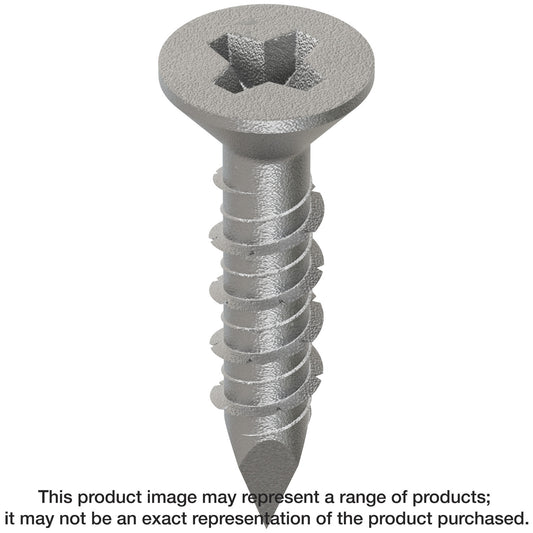 Simpson Strong-Tie TTN25114PFSS Titen® 1/4 in. x 1-1/4 in. Phillips Flat-Head Stainless-Steel Concrete and Masonry Screw (100-Qty)