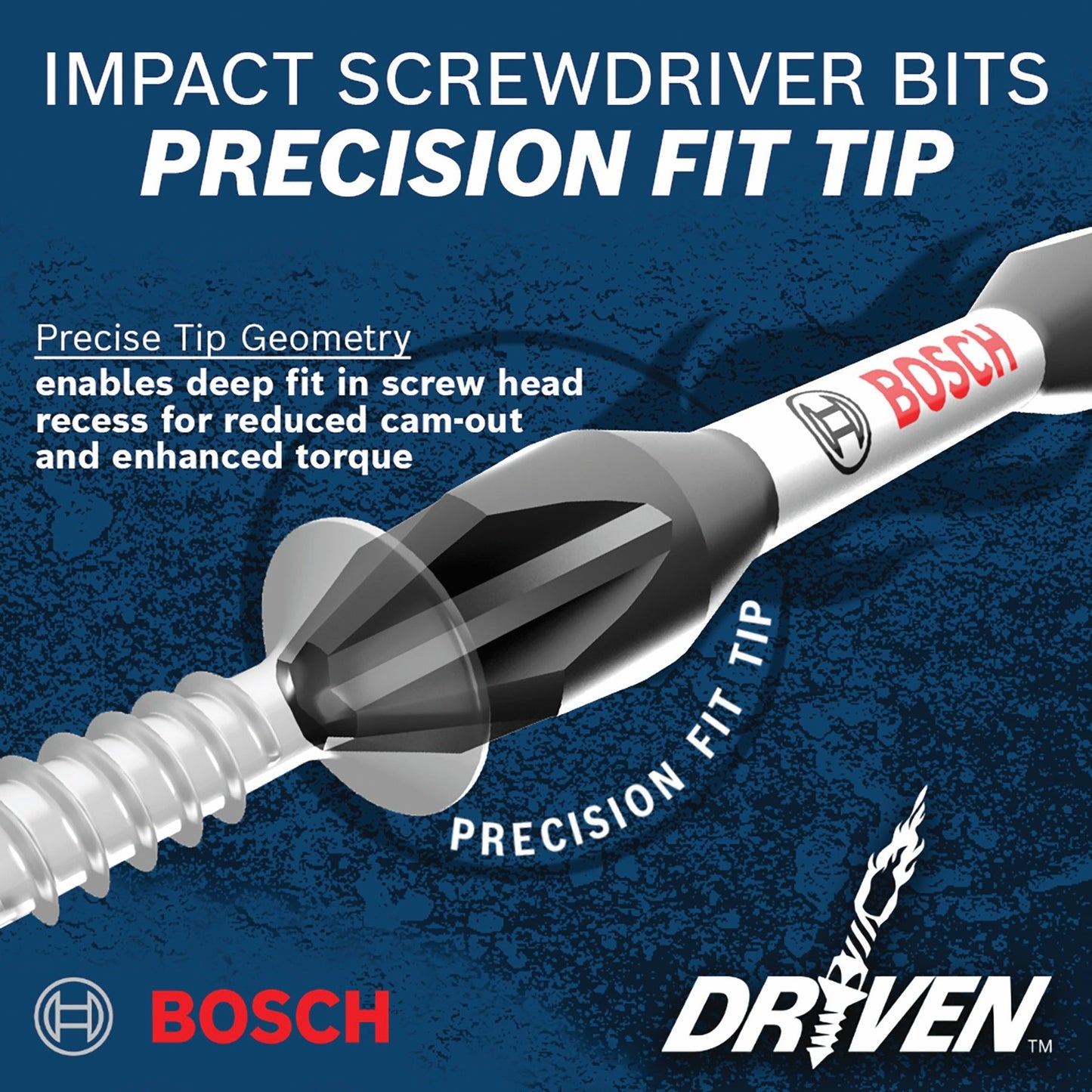 BOSCH ITDPH2215 Puntas de impacto Phillips® n.° 2 de 2 pulg., 15 piezas