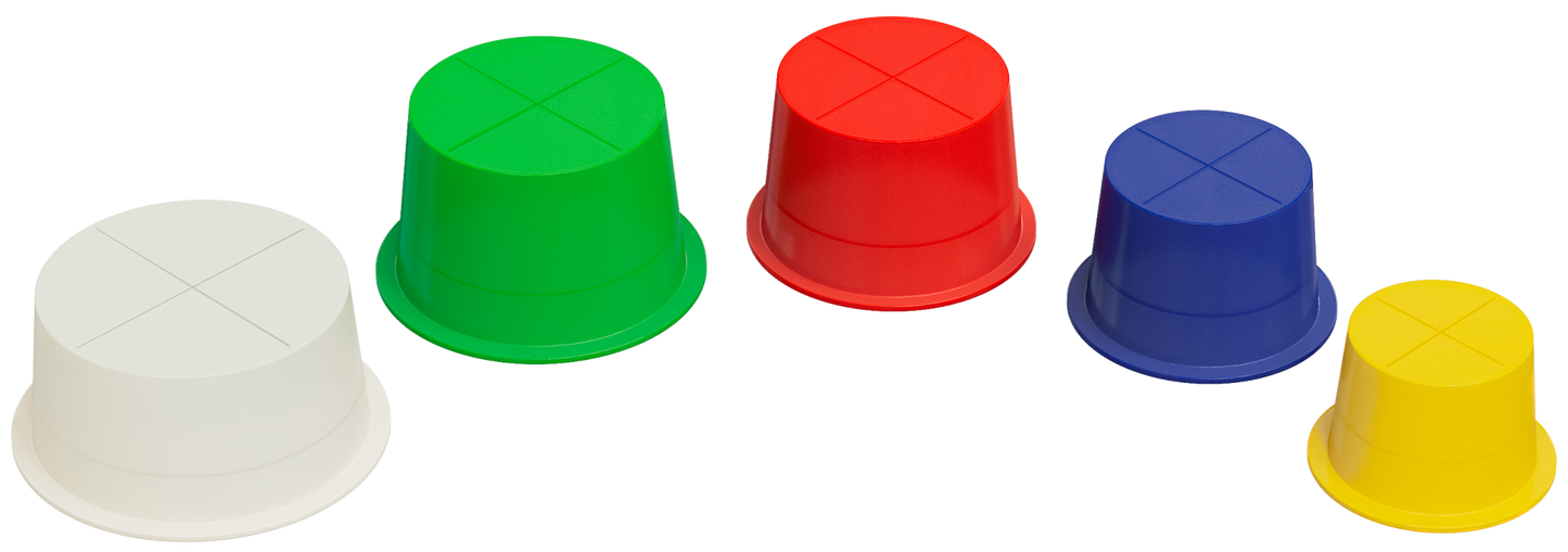 Simpson Strong-Tie GARC4-RP25 GARC™ Glued-In-Rod Adhesive Retaining Cap for 1/2 in. Threaded Rod (25-Qty)