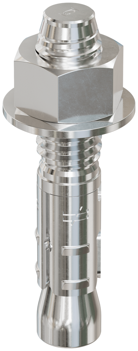Simpson Strong-Tie STB2-502346SSR25 Strong-Bolt® 2 — 1/2 in. x 2-3/4 in. Type 316 Stainless-Steel Wedge Anchor (25-Qty)