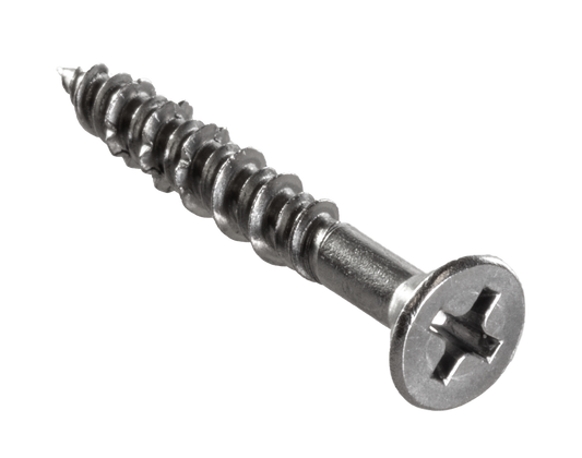 Simpson Strong-Tie T08J125FXC Marine Screw, Flat Head — #8 x 1-1/4 in. #2 Phillips Drive, Type 316 (100-Qty)