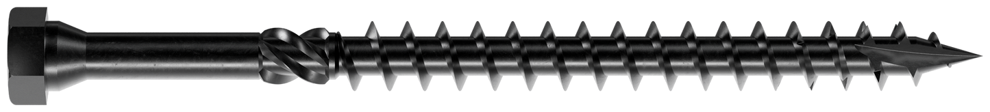 Simpson Strong-Tie SDHR12X160-R25 Strong-Drive® SDHR COMBO-HEAD Screw — 12 mm x 160 mm, Black E-Coat  (25-Qty)