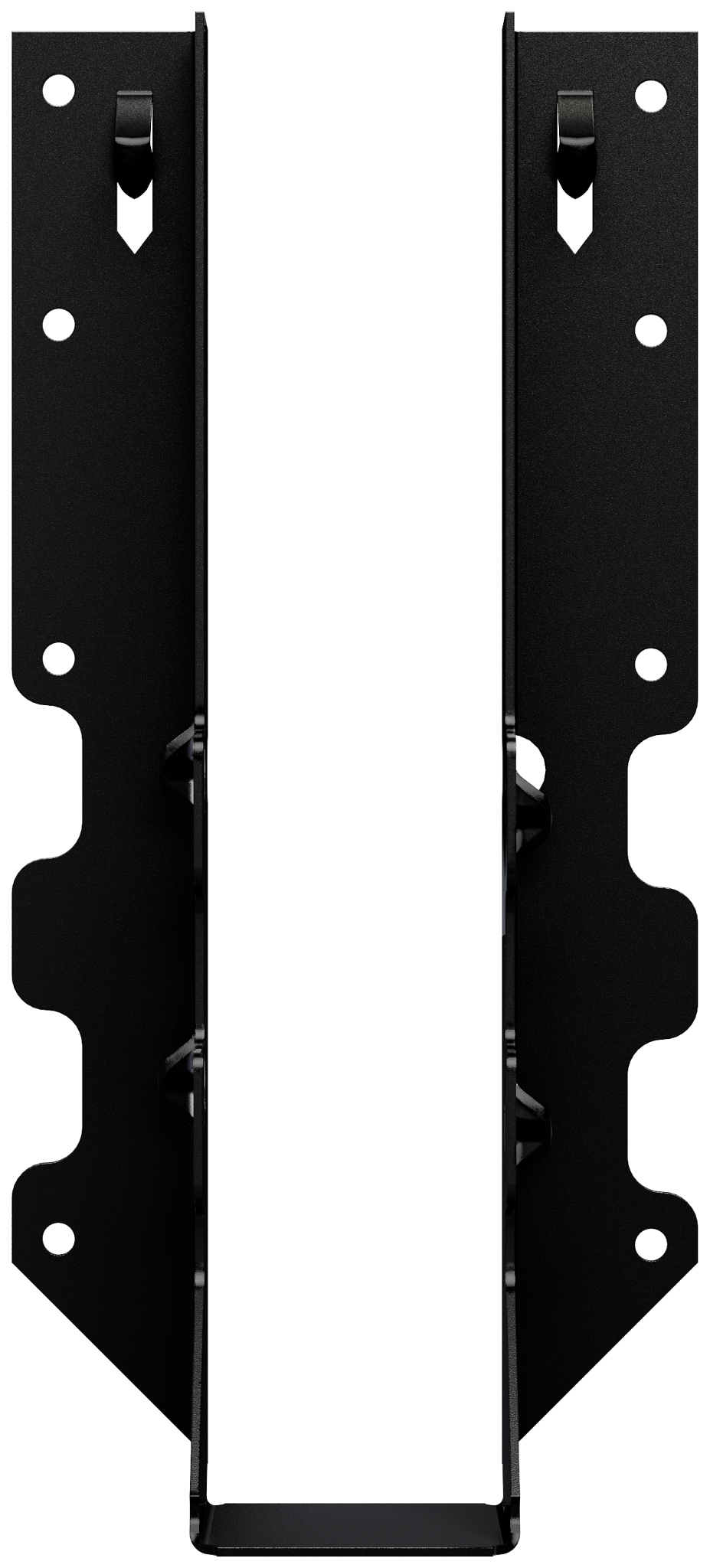 Simpson Strong-Tie LUS210PC Outdoor Accents® LUSPC ZMAX®, Black Powder-Coated Face-Mount Joist Hanger for 2x10
