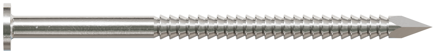 Simpson Strong-Tie T7ACNB Common Nail, Annular Ring Shank — 2-1/4-in. x .120-in. Type 316 Stainless Steel (25 lb.) (Pack of 64)
