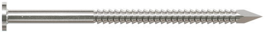Simpson Strong-Tie T7ACNB Common Nail, Annular Ring Shank — 2-1/4-in. x .120-in. Type 316 Stainless Steel (25 lb.) (Pack of 64)