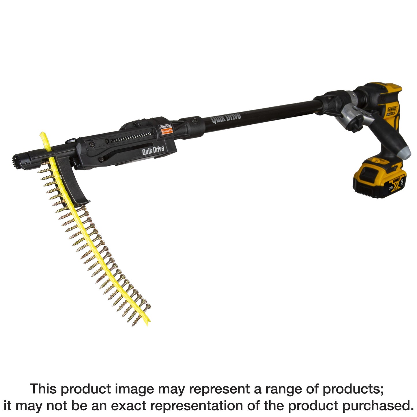 Simpson Strong-Tie PRO250G2DC2K Quik Drive® Cordless PRO250G2 Subfloor System w/ DeWalt® 2000 RPM Screwdriver Motor
