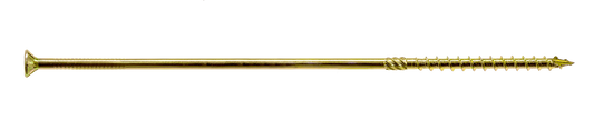 Simpson Strong-Tie SDCP221100 Strong-Drive® SDCP TIMBER-CP Screw — 0.315-in. x 11-in. T40, Yellow Zinc (250-Qty)