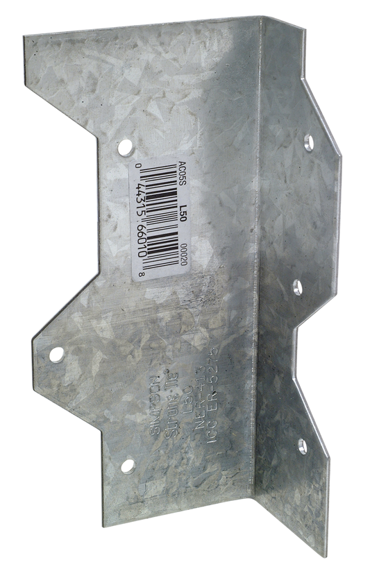 Simpson Strong-Tie L50 5 in. 16-Gauge Galvanized Reinforcing L Angle (Pack of 5400)