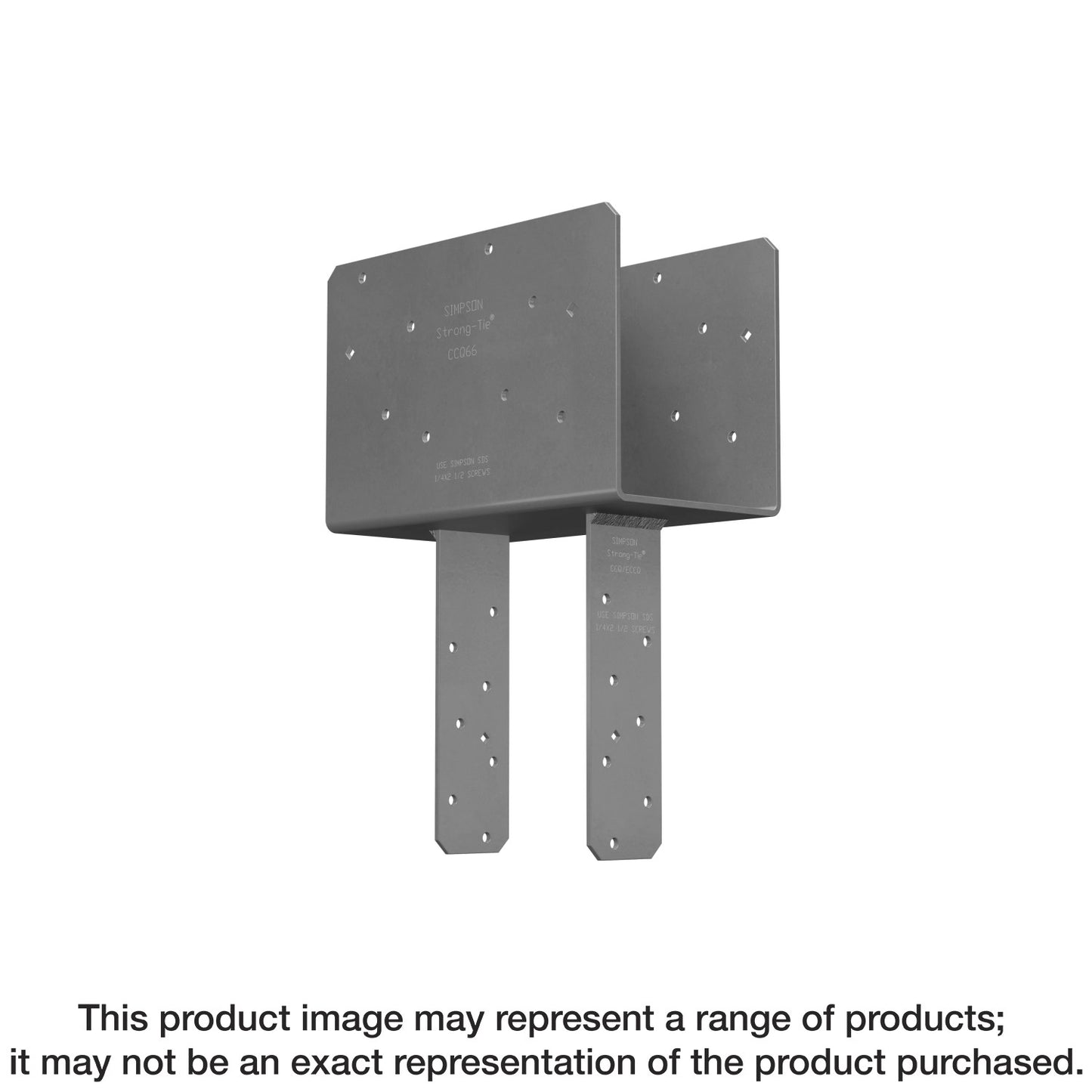 Simpson Strong-Tie CCQ7.1-4SDS2.5 CCQ™ Column Cap for 7 in. Beam, 4x Post with Strong-Drive® SDS Screws