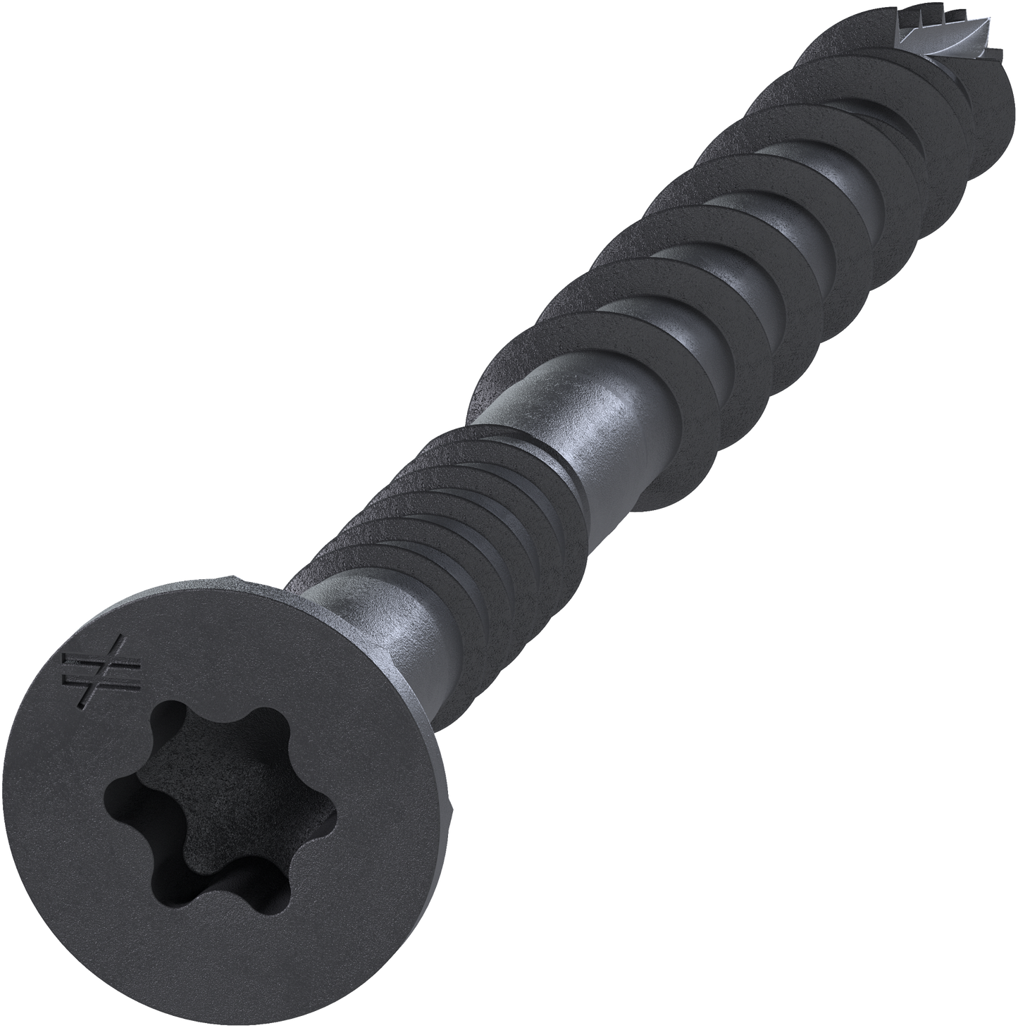 Simpson Strong-Tie DSVBK212R240 Deck-Drive™ DSV WOOD Screw — #10 x 2-1/2 in. T25, Flat Head, Quik Guard®, Black (240-Qty)