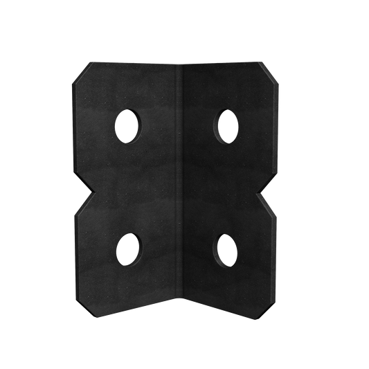 Simpson Strong-Tie OHA36 OHA 3 in. x 6 in. Black Powder-Coated Ornamental Heavy Angle