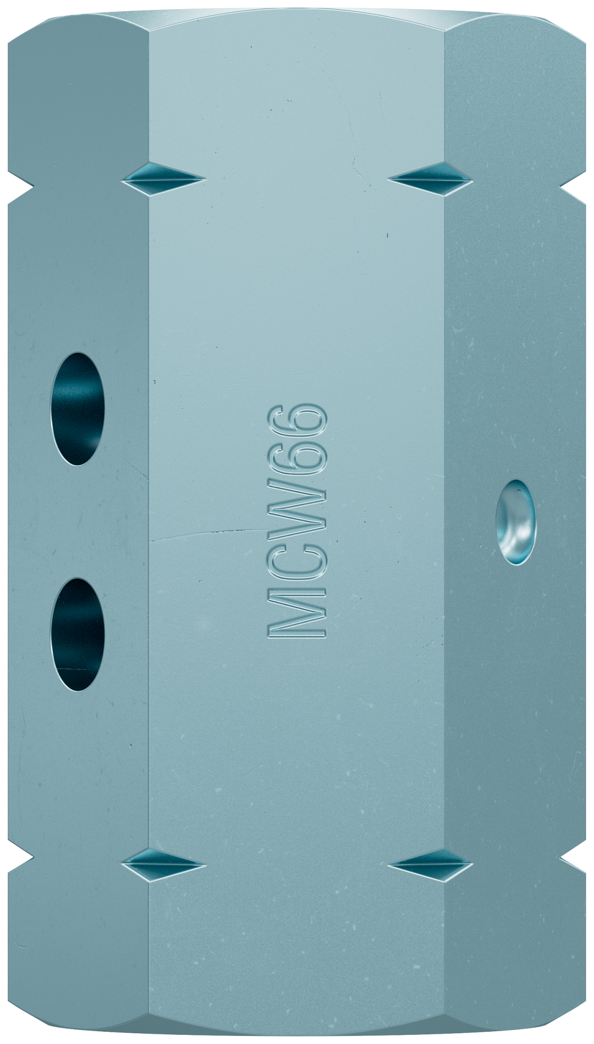 Simpson Strong-Tie MCW66 MCW 3/4 in. Coupler Nut with Witness® Hole, Grade 55
