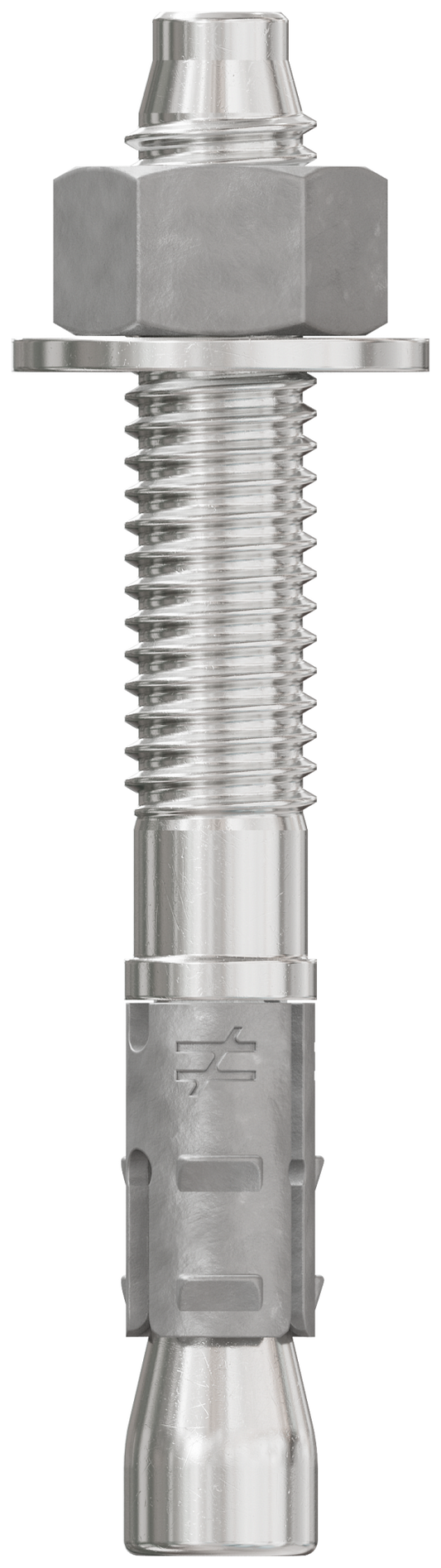 Simpson Strong-Tie STB2-37300S4F50 Strong-Bolt® 2 — 3/8 in. x 3 in. Type 304 Stainless-Steel Wedge Anchor, Fully Assembled (50-Qty)