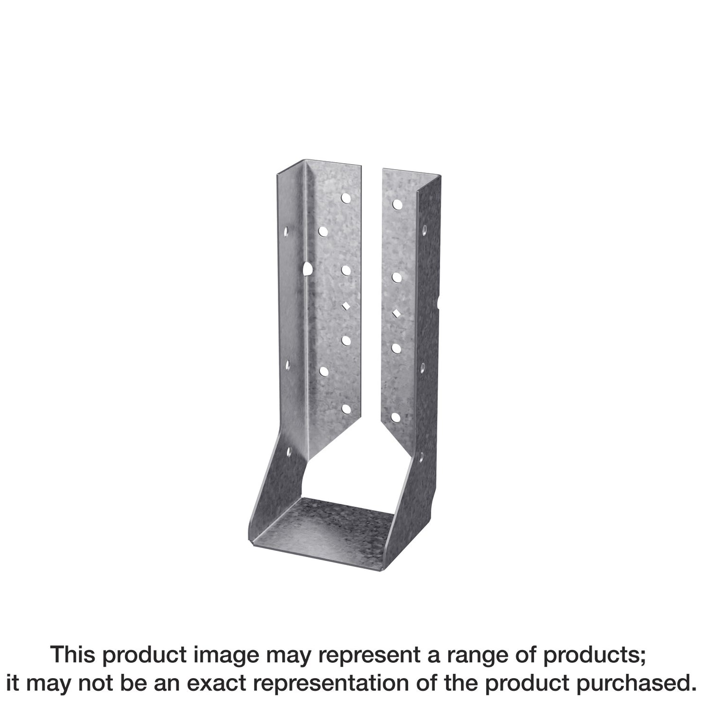 Simpson Strong-Tie HUCQ410Z-SDSG HUCQ ZMAX® Galvanized Heavy Face-Mount Concealed-Flange Joist Hanger for 4x10 w/ Screws